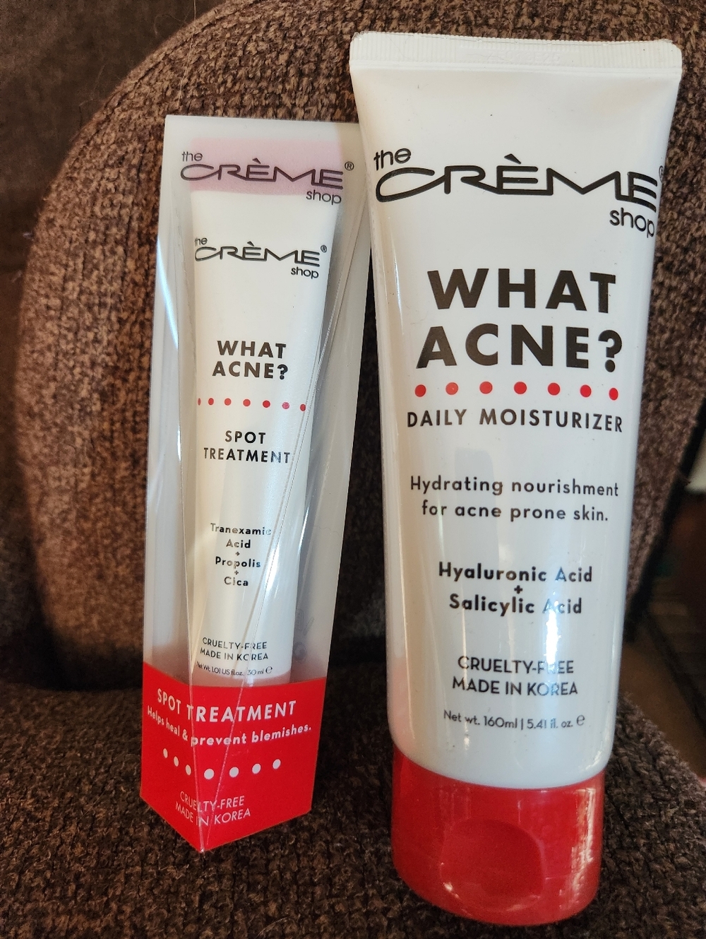 The Crème Shop What Acne Spot Treatment And Moisturizer New